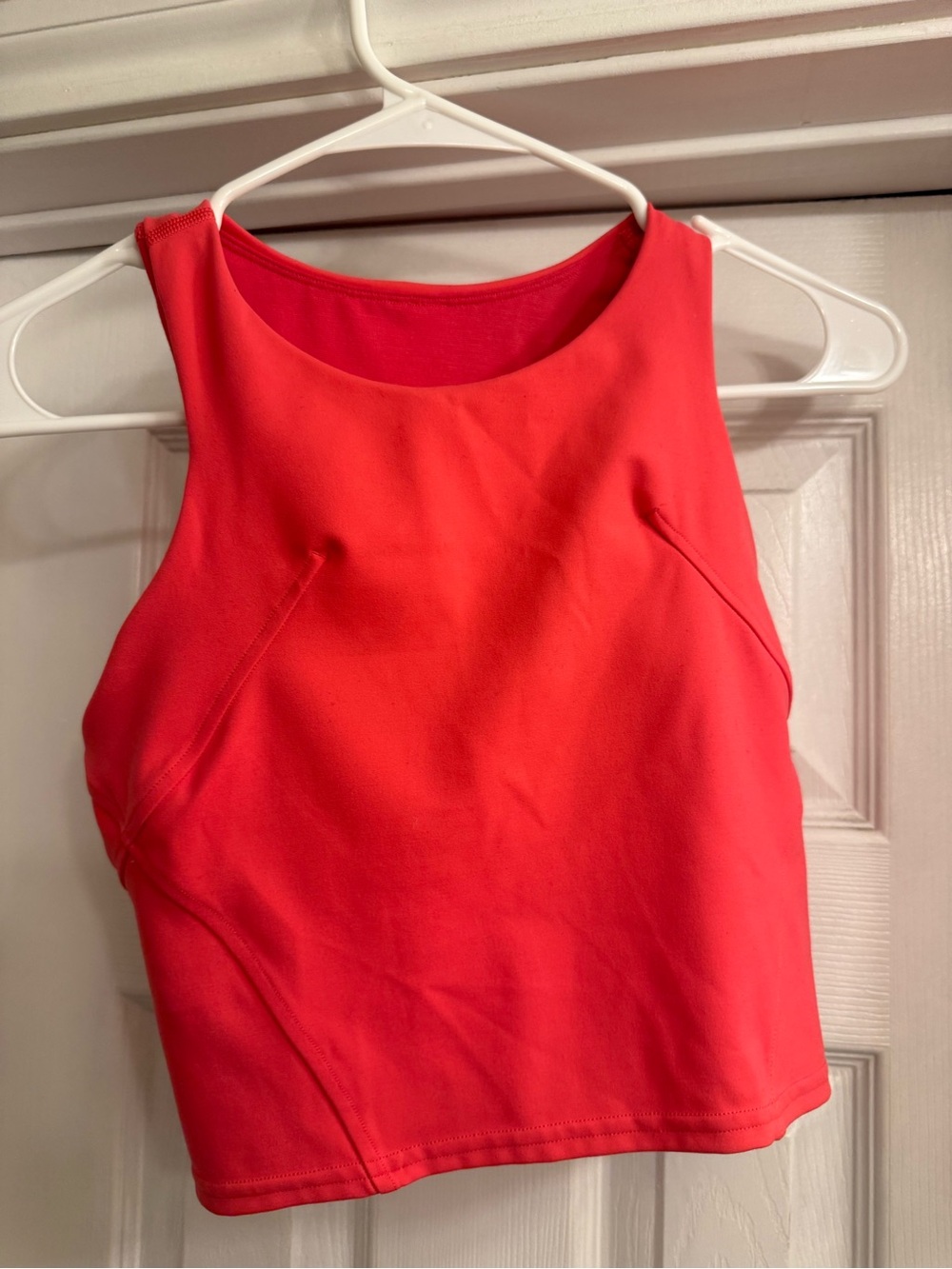 lululemon athletica Coral Crop Bra Tank -size 4